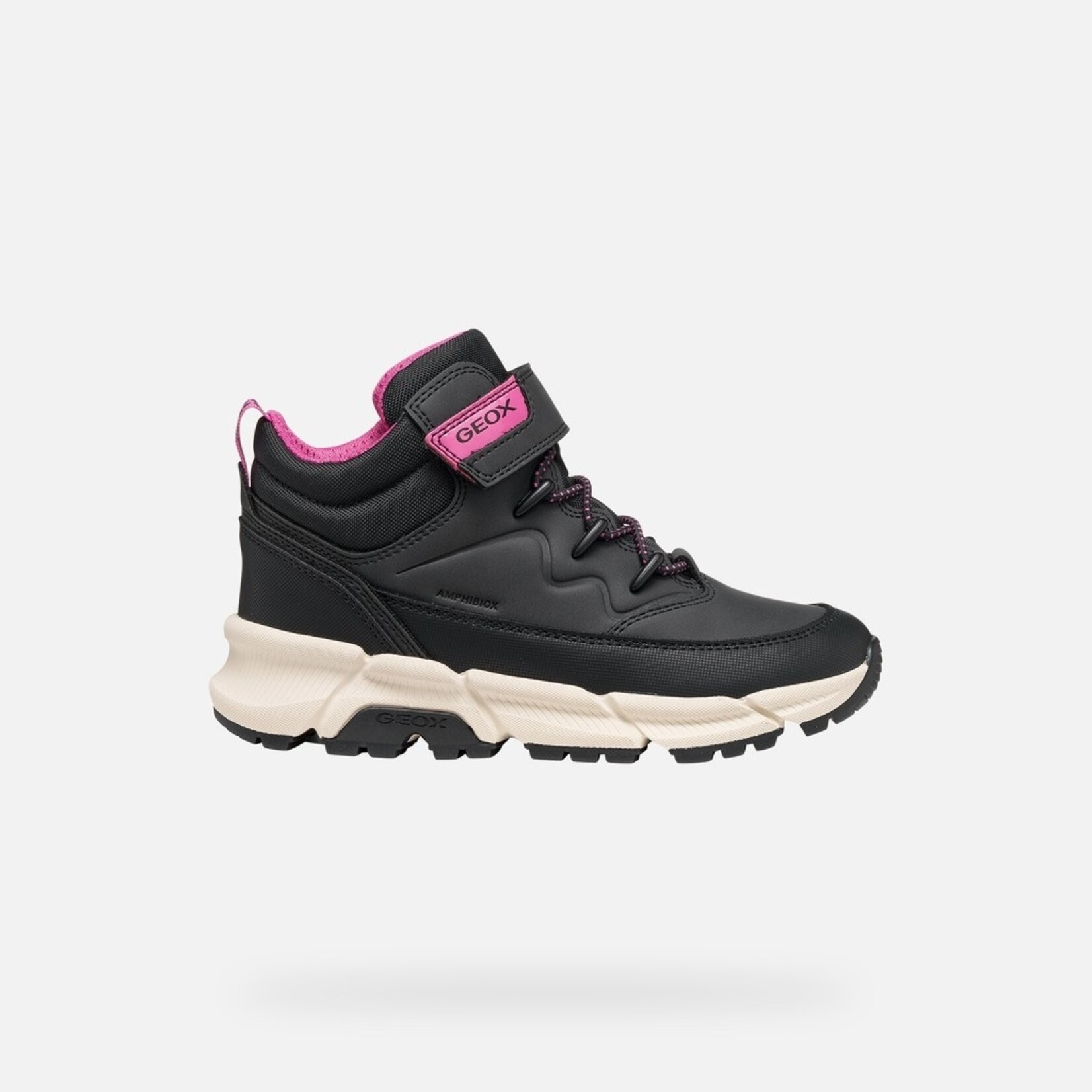 Geox GEOX - Bottes mi-saison imperméables 'J. Flexyper Plus' - Black/Fushia