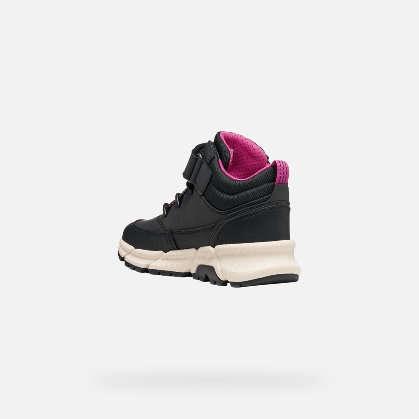 Geox  GEOX - 'J. Flexyper Plus' Waterproof Mid-Season Boots - Black/Fuchsia