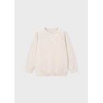 Mayoral MAYORAL - Chandail de style pull à col rond beige chiné