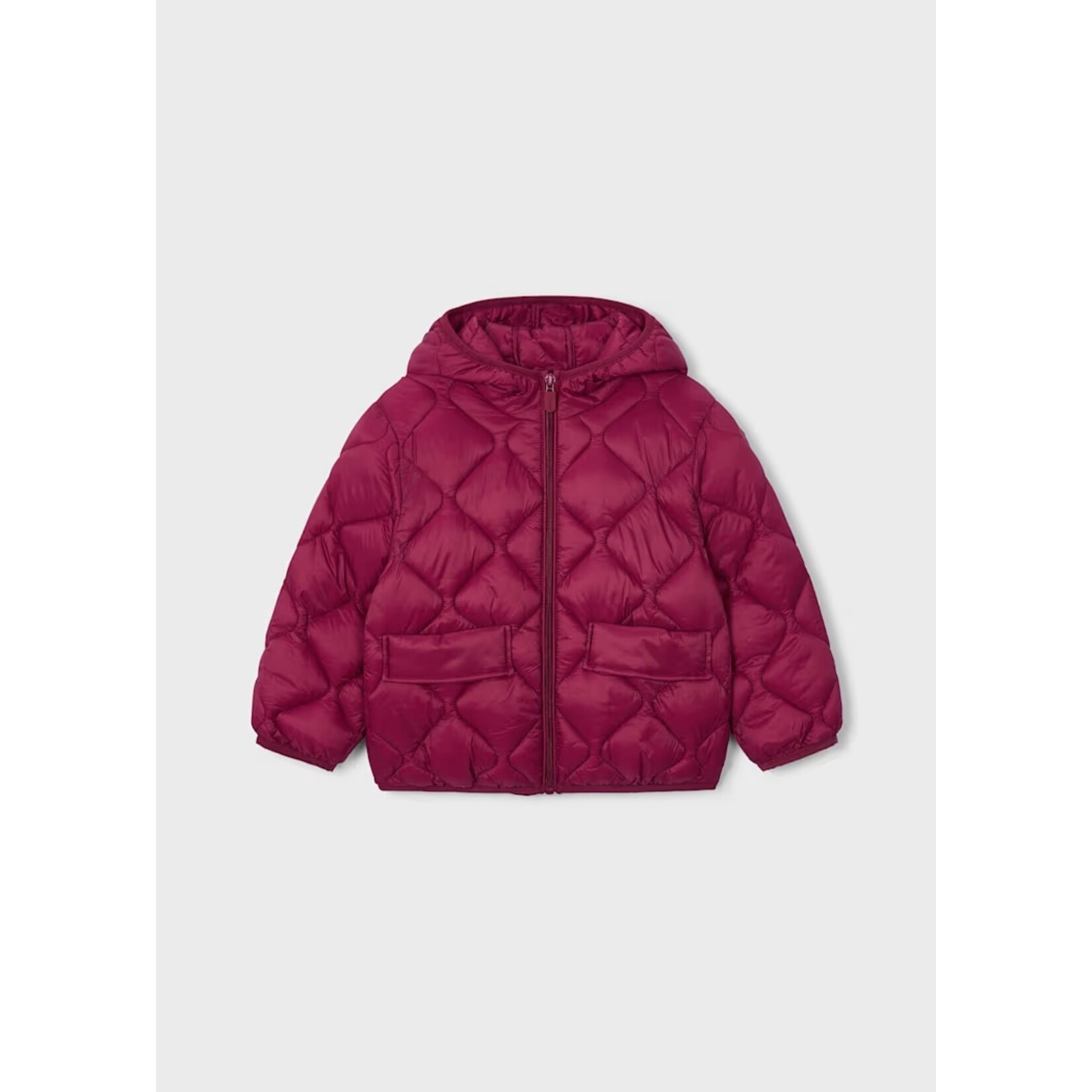 Mayoral MAYORAL - Ultra-light cherry red quilted mid-season coat