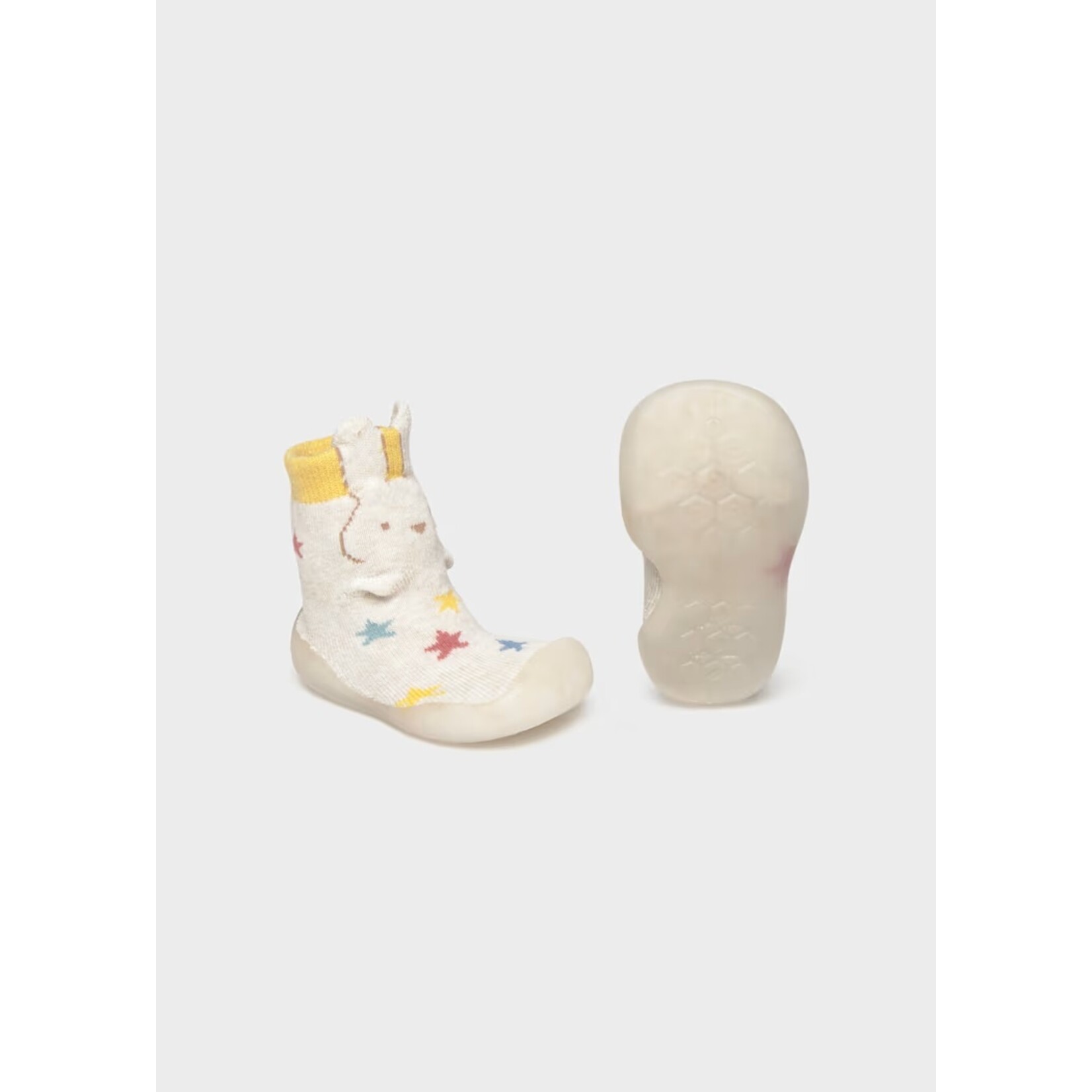 Mayoral MAYORAL - Chaussettes semelles / Chaussons antidérapants - Lapin étoilé