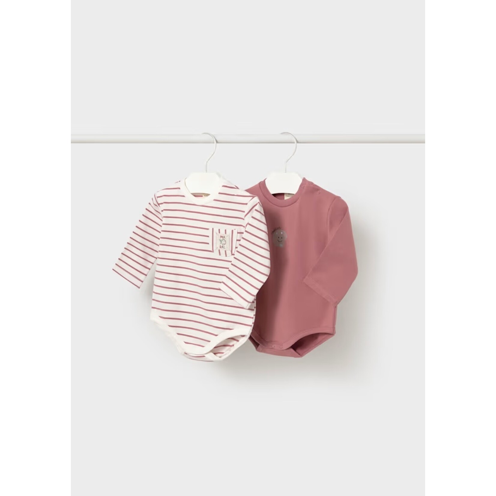 Mayoral  MAYORAL - Dusty terracotta bodysuit with biscuit print