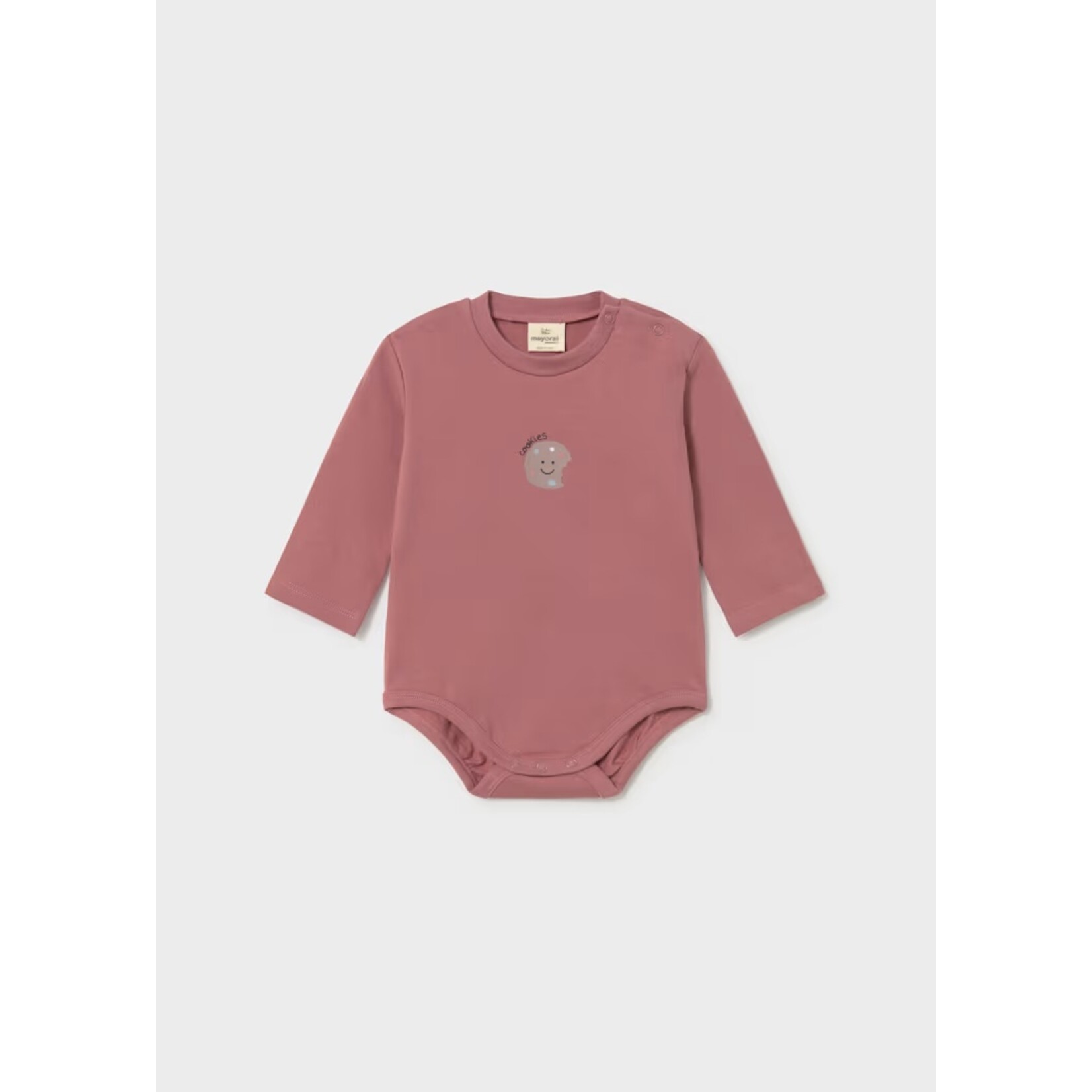 Mayoral  MAYORAL - Dusty terracotta bodysuit with biscuit print
