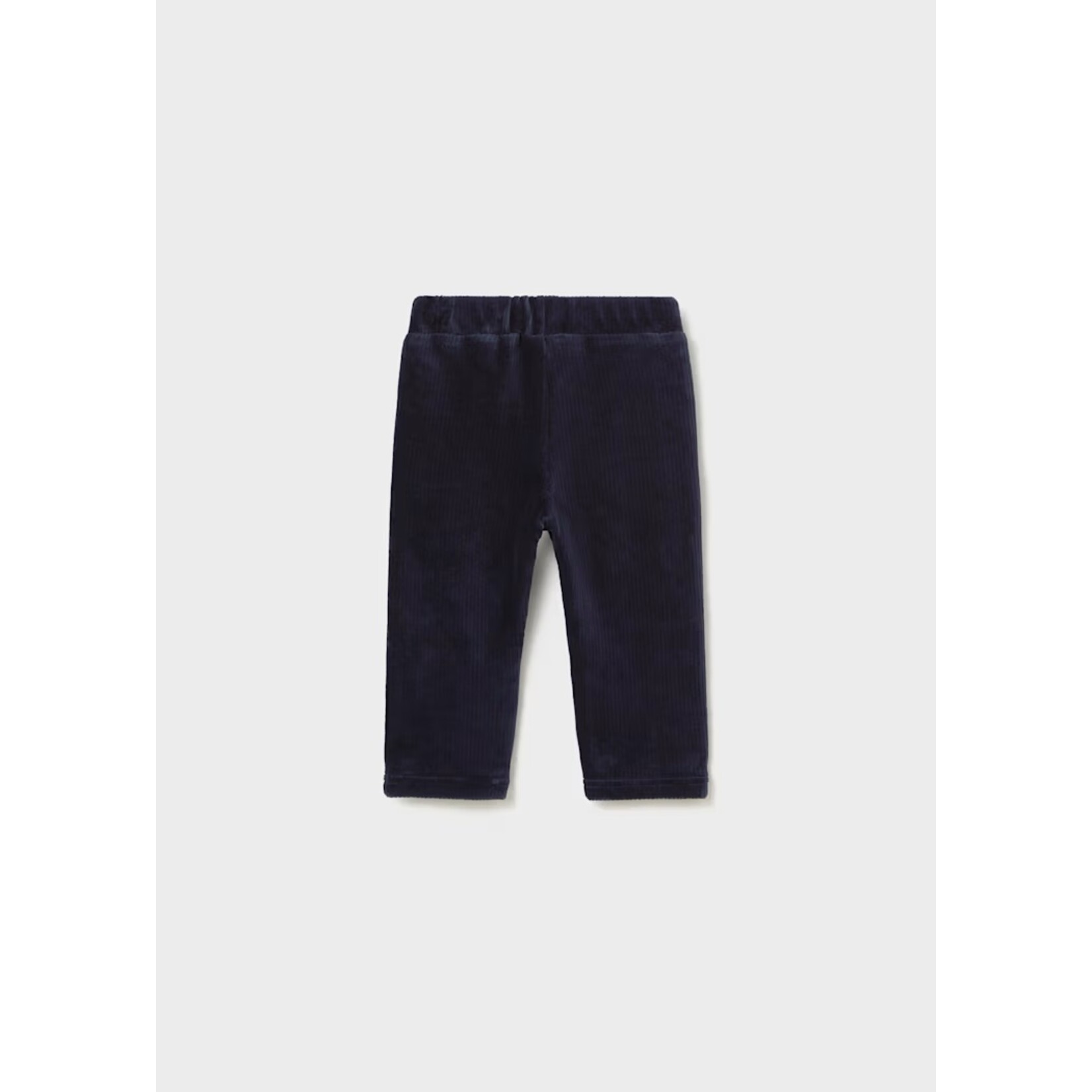 Mayoral MAYORAL - Pantalon en velours côtelé avec cordon à la taille bleu marine