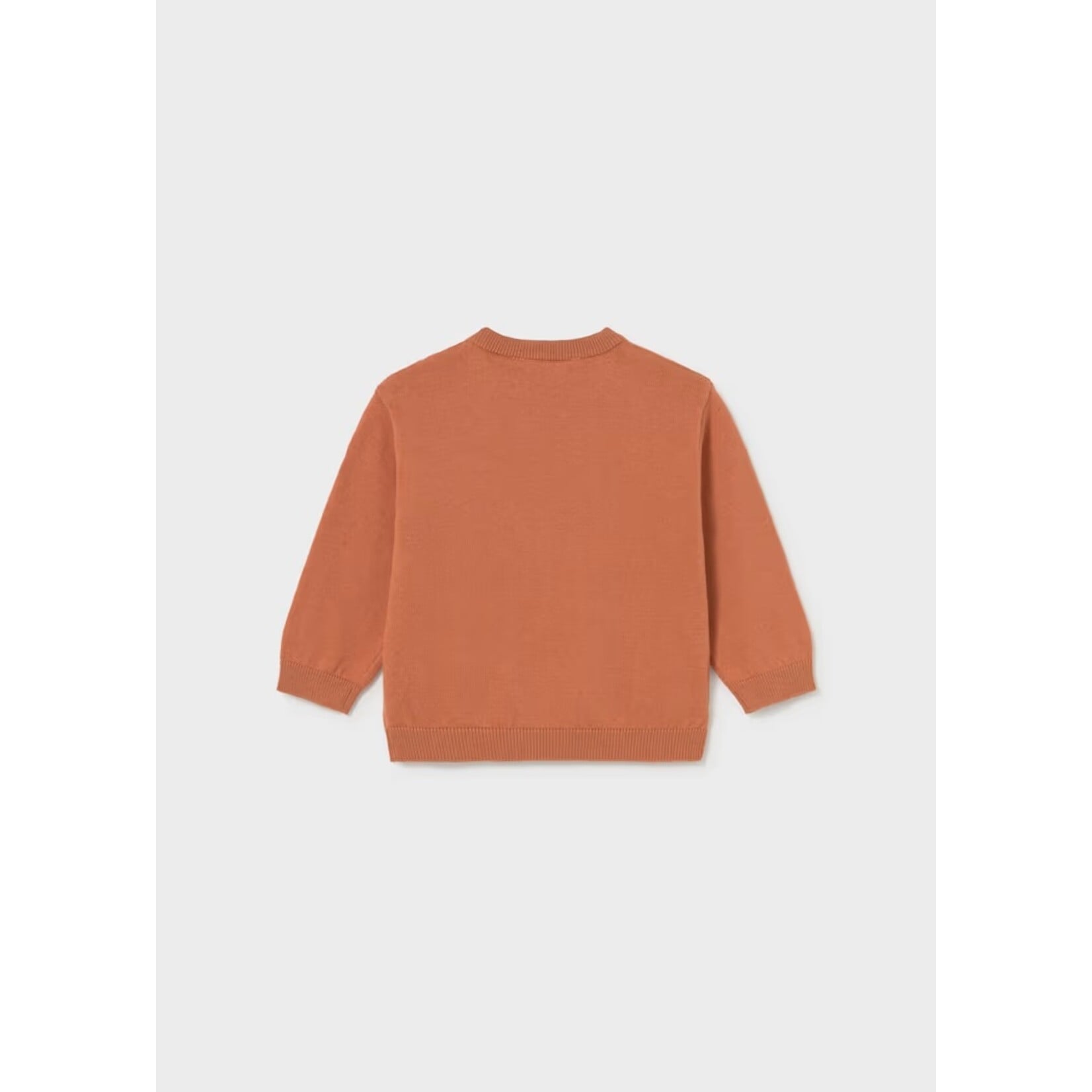 Mayoral MAYORAL - Chandail de style pull orange avec broderie de renard