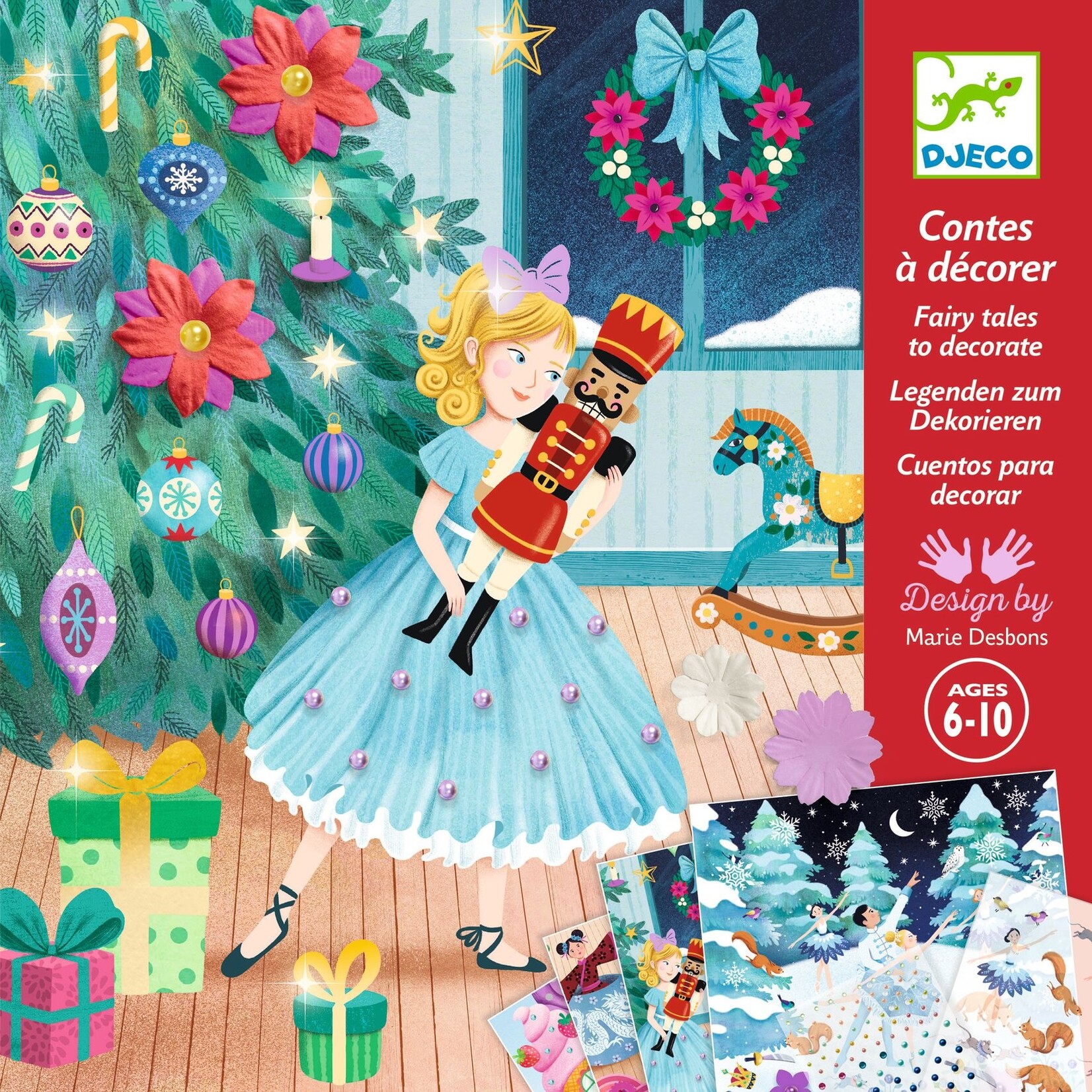 Djeco DJECO - Atelier conte à décorer / Casse-noisette