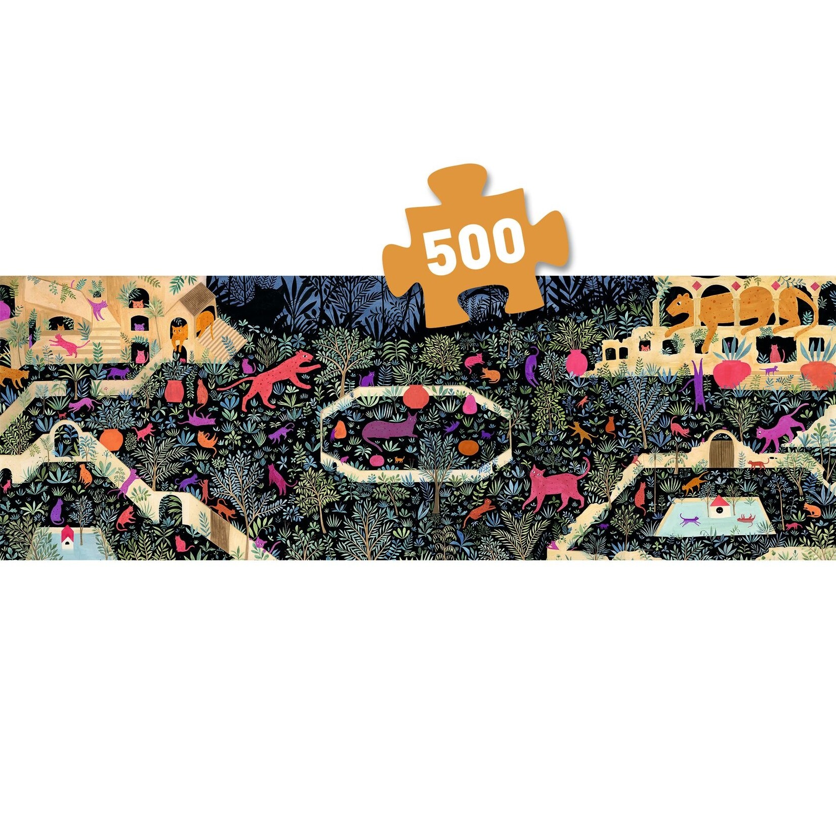 Djeco DJECO - Gallery puzzle / The kingdom of cats / 500 pcs