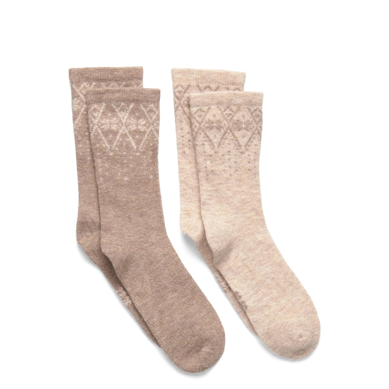 Minymo MINYMO -  2-pack of winter socks - wool blend - beige