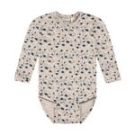 Minymo MINYMO - Cache-couche beige chiné avec imprimé de visages de chiens