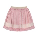 Minymo MINYMO - Jupe en tulle pailletés avec un dégradé rose et crème