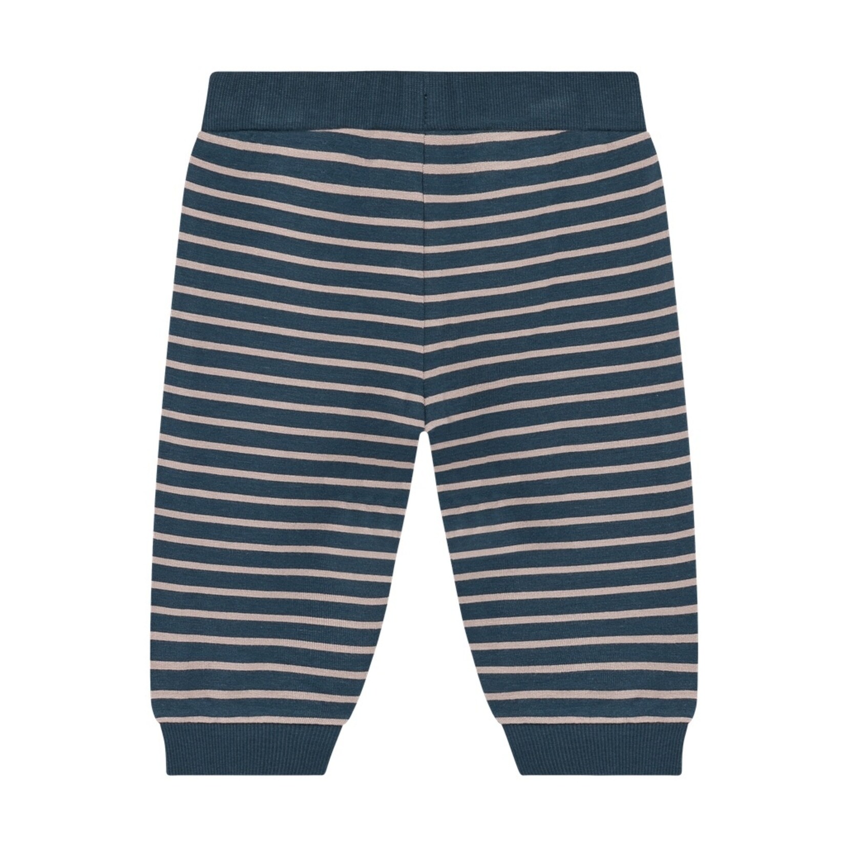 Minymo MINYMO - Pantalon jogging rayé bleu marine et beige