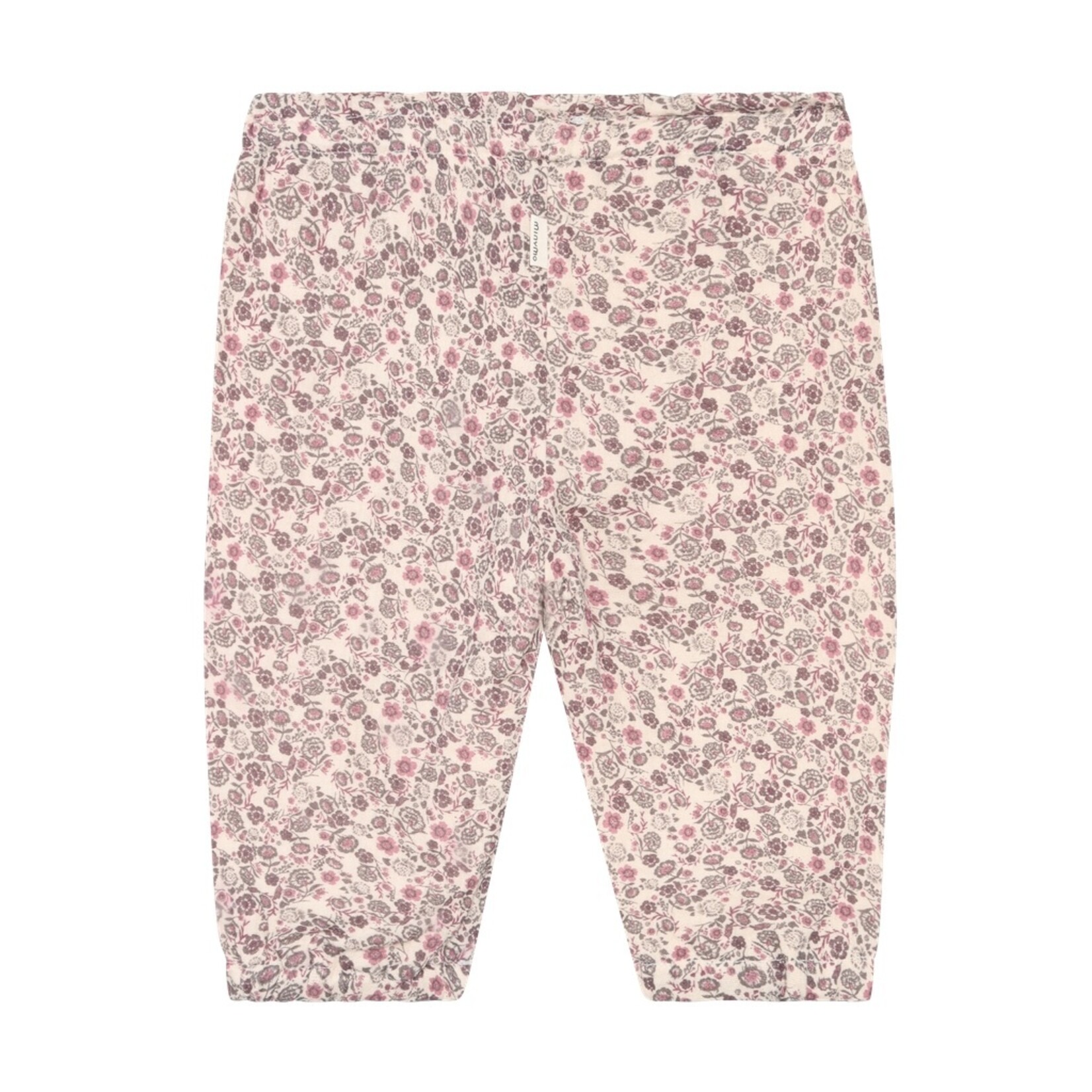 Minymo MINYMO - Pantalon jogging beige avec imprimé de fleurs