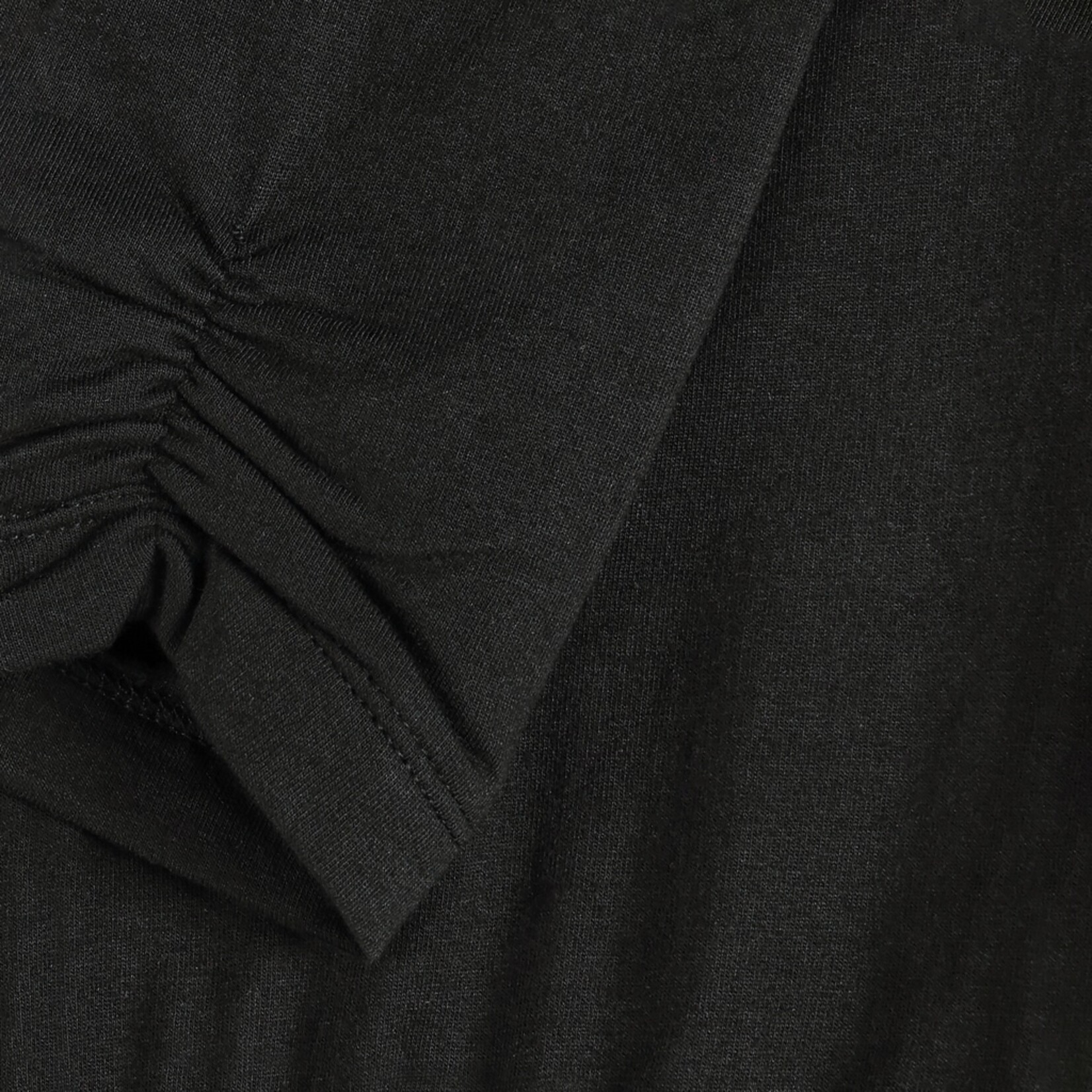 Minymo MINYMO - Solid black, lightly lined leggings with an ankle detail
