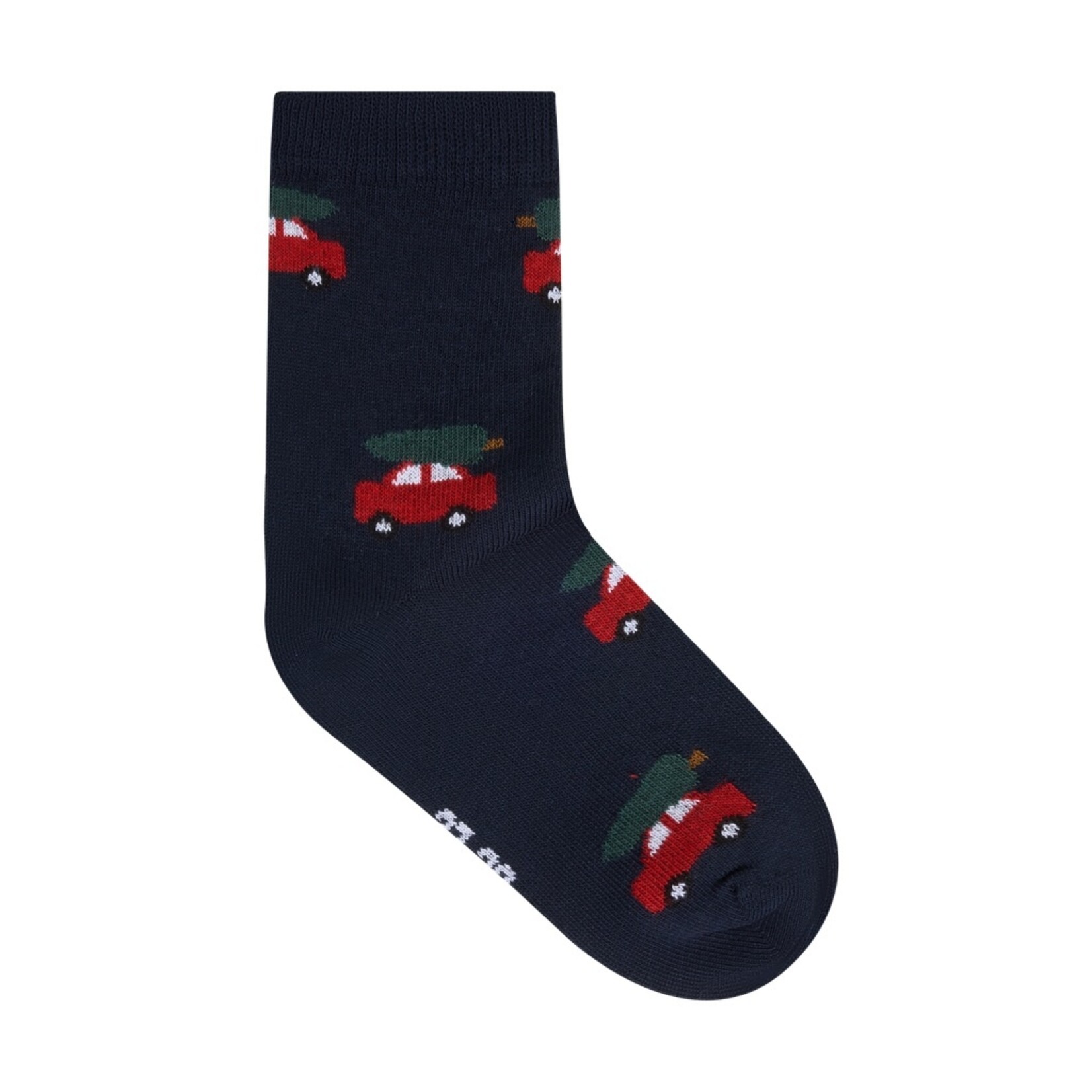 Minymo MINYMO -  Lot de 3 paires de chaussettes de Noël 'Voitures avec sapin bleu marine/Renne au nez rouge verte/Ours polaire de noël rouge'