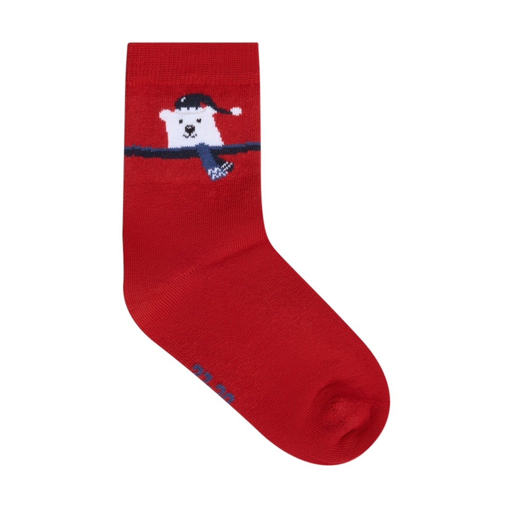 Minymo MINYMO -  Lot de 3 paires de chaussettes de Noël 'Voitures avec sapin bleu marine/Renne au nez rouge verte/Ours polaire de noël rouge'