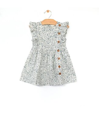 City Mouse Stillwater Garden Side Button Dress