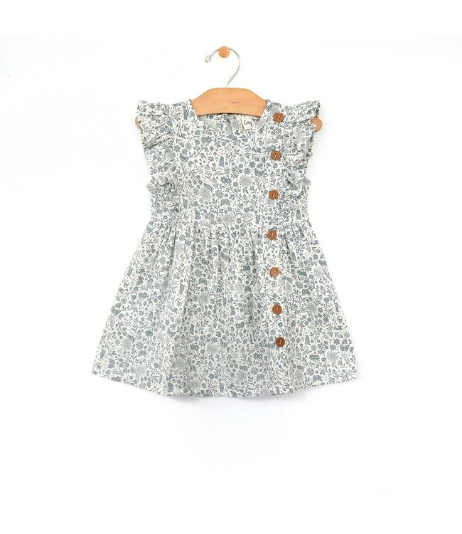 Stillwater Garden Side Button Dress