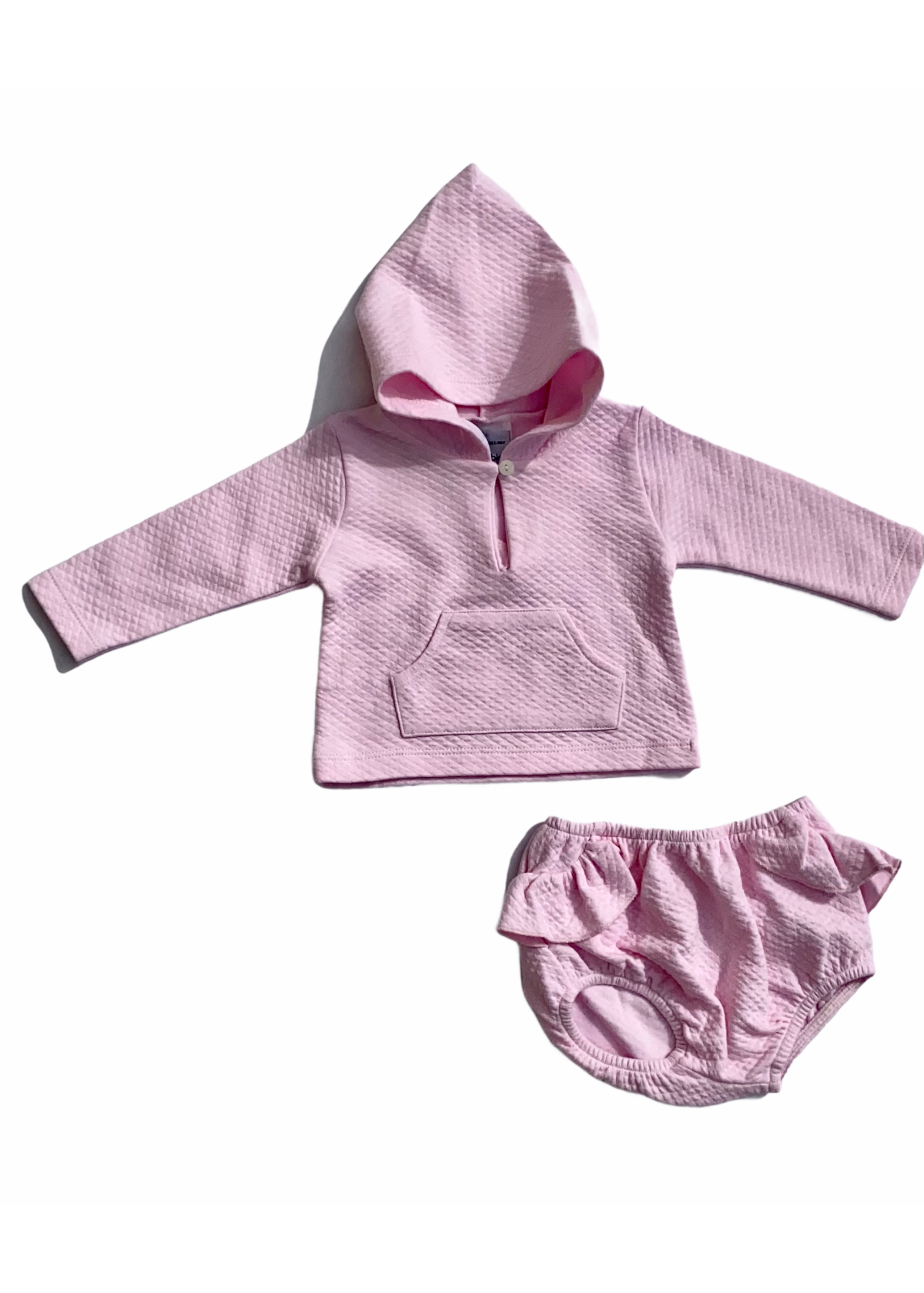 Babidu Pink Two Piece Sweatshirt Set