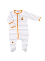 Magnolia Baby Pumpkin Parade Embroidered Footie