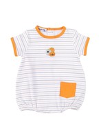 Magnolia Baby Pumpkin Parade Embroidered Short Sleeve Bubble