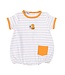 Pumpkin Parade Embroidered Short Sleeve Bubble