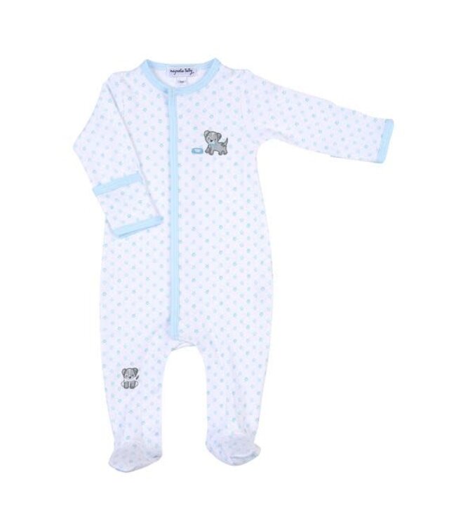 My Little Puppy Embroidered Footie