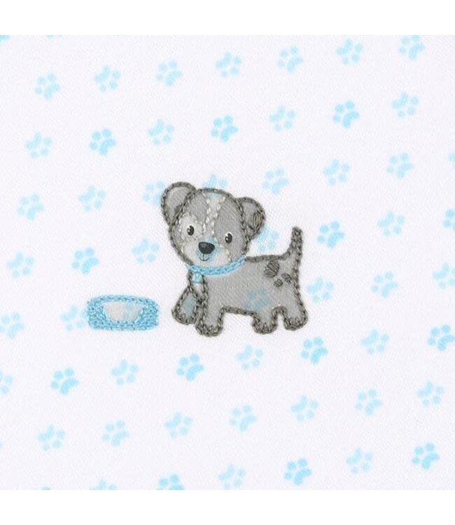 My Little Puppy Embroidered Footie