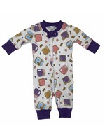 Magnolia Baby Peanut Butter and Jelly Zipped Pajama