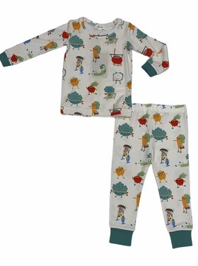 Angel Dear Veggie Aerobics Loungewear Set