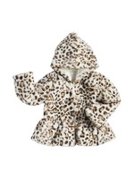 MudPie Leopard Fur Jacket