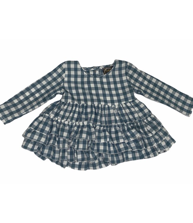 Zoey - Teal Gingham Dress