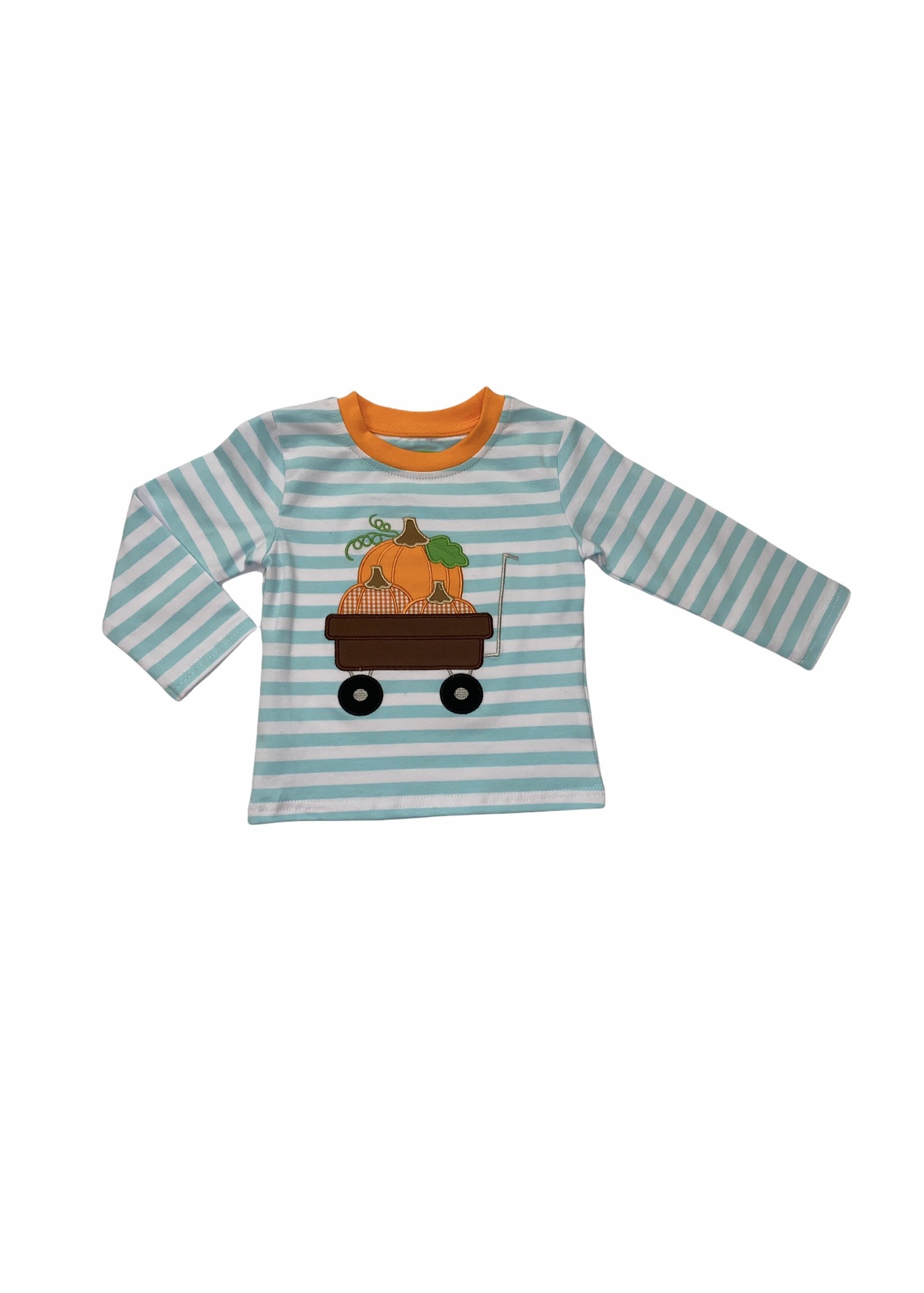 Be Mine Holiday Applique-Pumpkins Wagon Boy's T-shirt