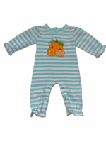 Be Mine Holiday Applique-Pumpkins Girl's Romper