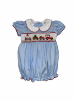 LuLu BeBe Blue Smock Waist Bubble