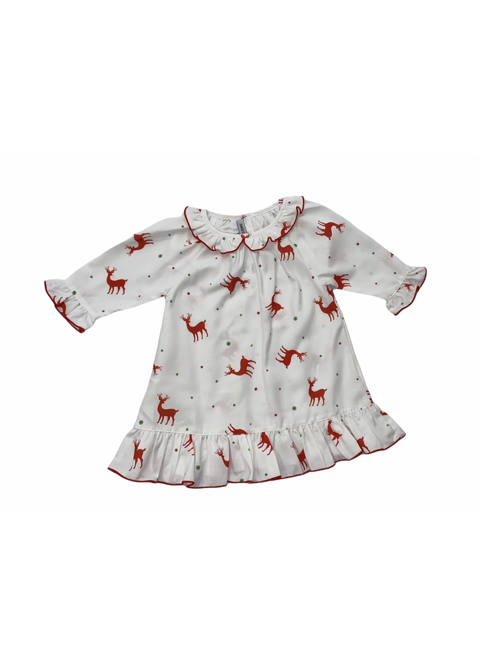 Sweet Dreams Reindeer Print Gown