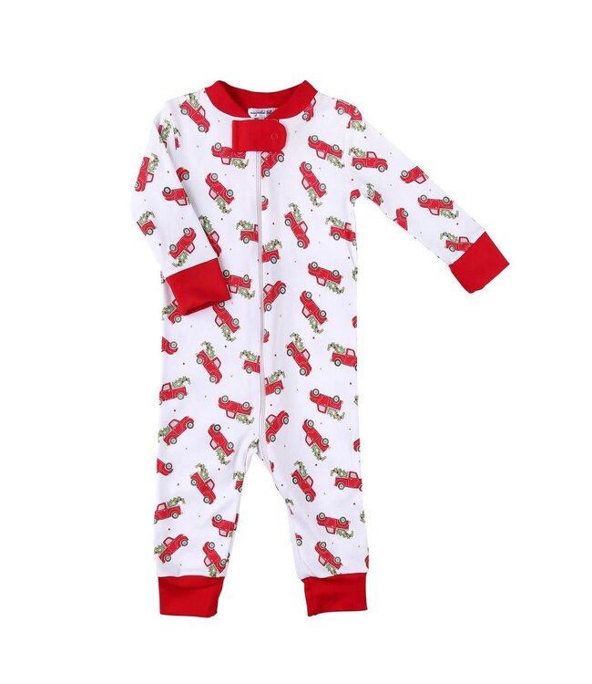Christmas Traditions Zipped Pajama