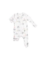 Angel Dear Elephant Ruffle Zipper Footie