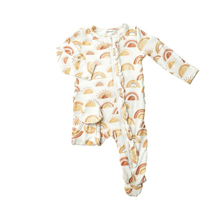 Angel Dear Rise and Shine Ruffle Footie