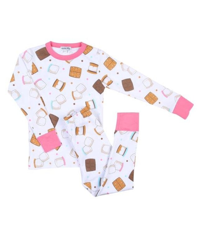 Smores Pink Long Pajama