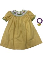 LuLu BeBe Mardi Gras Smocked Bishop