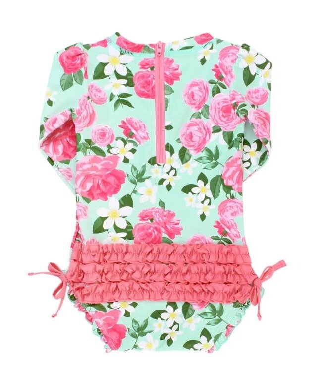 Rosy Sweetheart One Piece Rash Guard