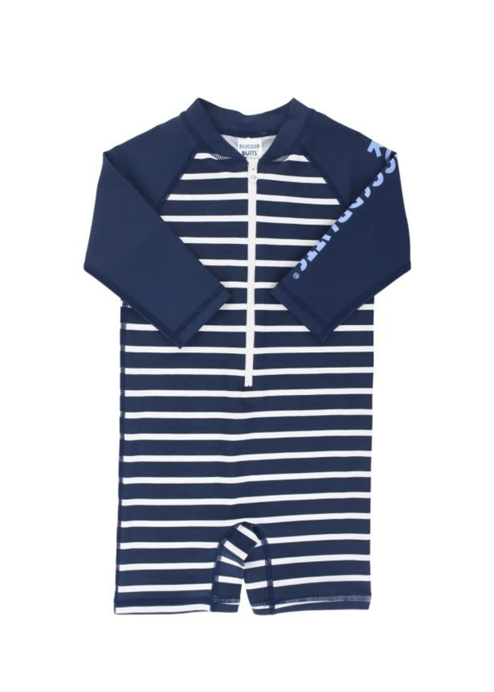 Navy Stripe Rash Guard Bodysuit Babys Corner