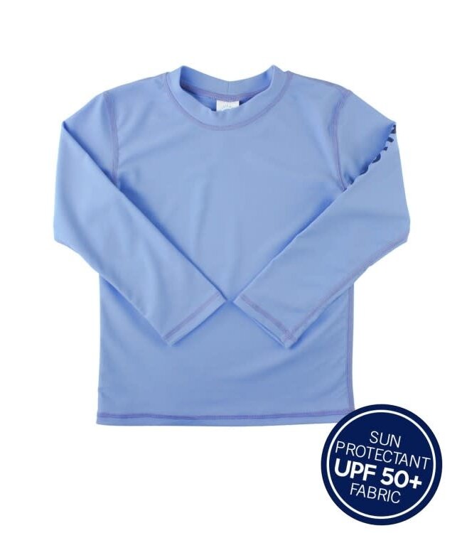 Cornflower Blue Long Sleeve Rash Guard