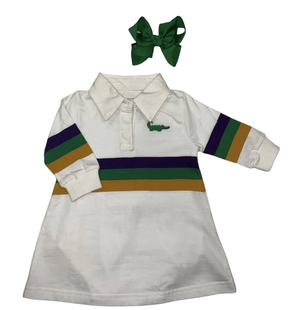 mardi gras rugby shirt toddler