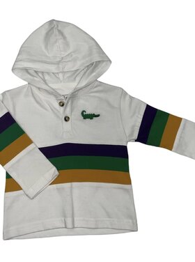 MeMes Mardi Gras Rugby Hoodie