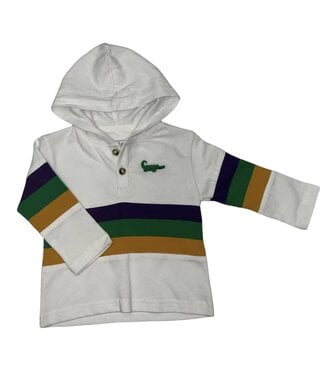 MeMes Mardi Gras Rugby Hoodie