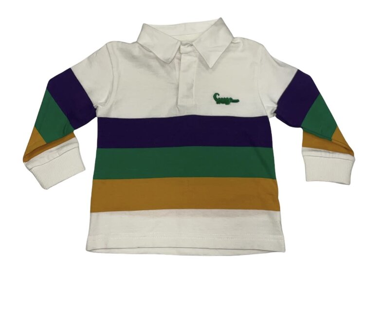 MeMes Mardi Gras Rugby Shirt