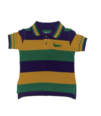 MeMes Mardi Gras Striped Shirt