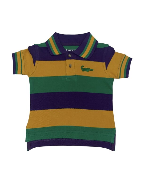 Mardi Gras Striped Shirt