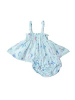 Angel Dear Magical Seahorse Smocked Top & Diaper Cover